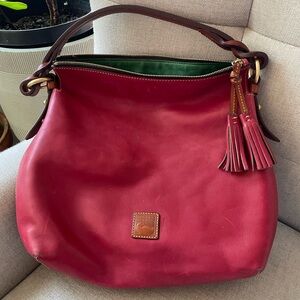 Dooney & Bourke Red Leather Shoulder Bag